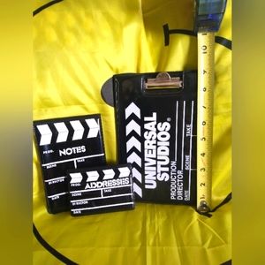 Vintage Universal Studios clapboard desk set